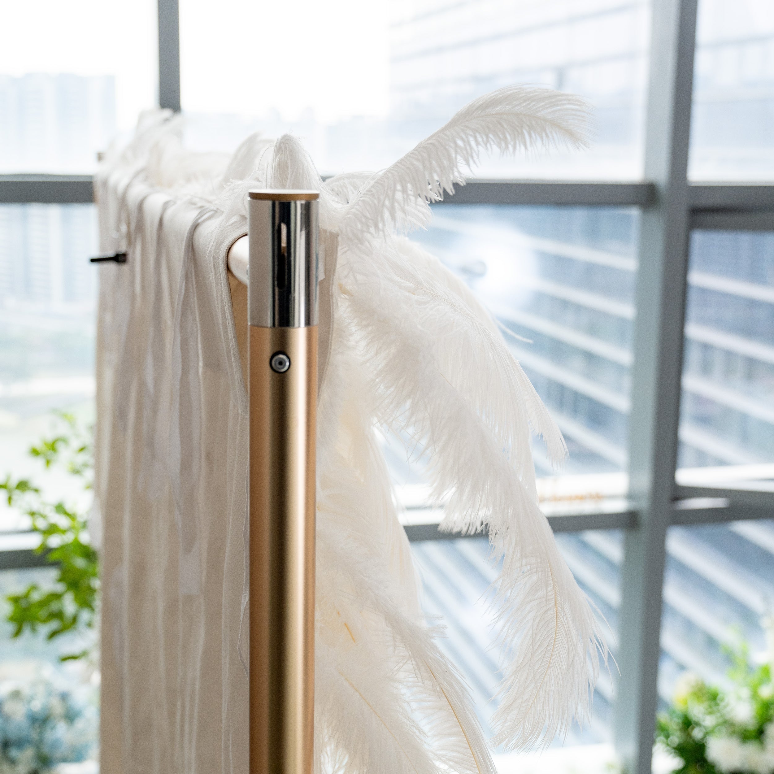 🔥[Hot sale]🔥 Golden Color Adjustable Aluminum Alloy Tubular Portable