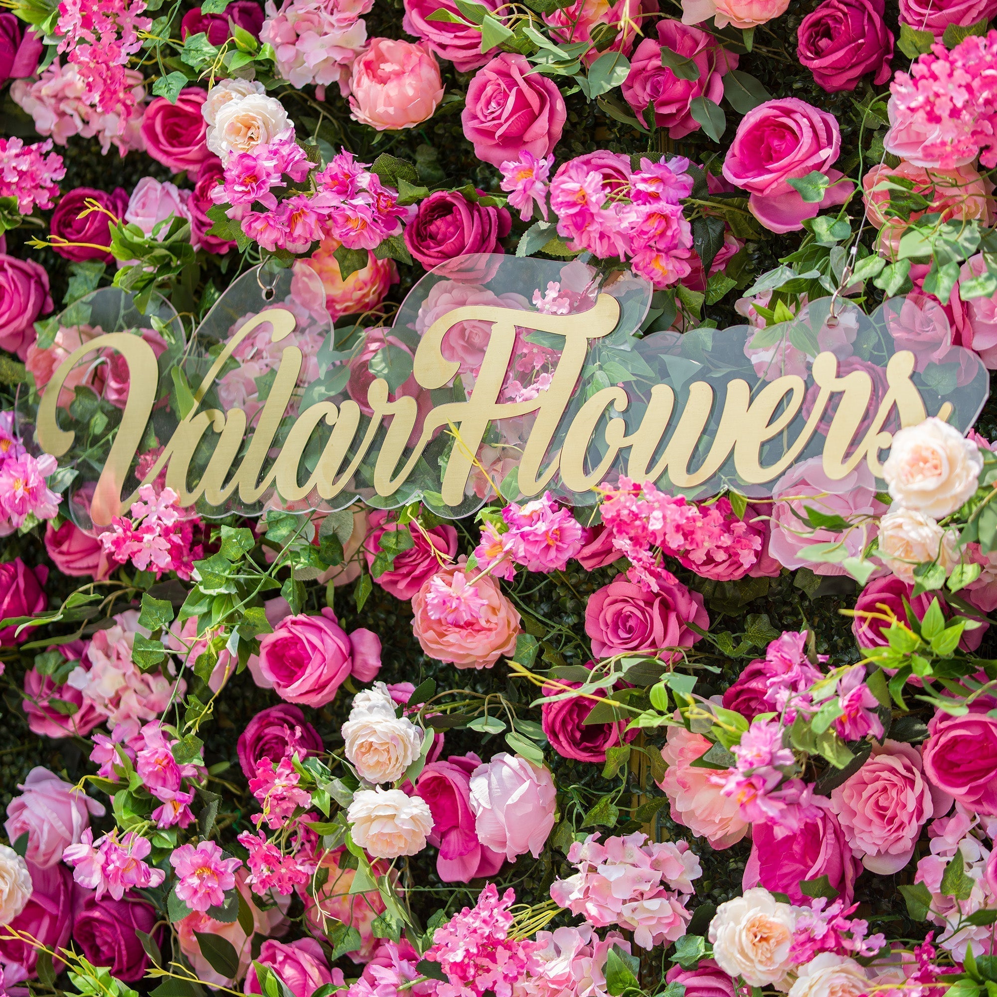 🔥[Hot sale]🔥 Radiant and Enchanting Multishade Pink Artificial Flower Backdrop by