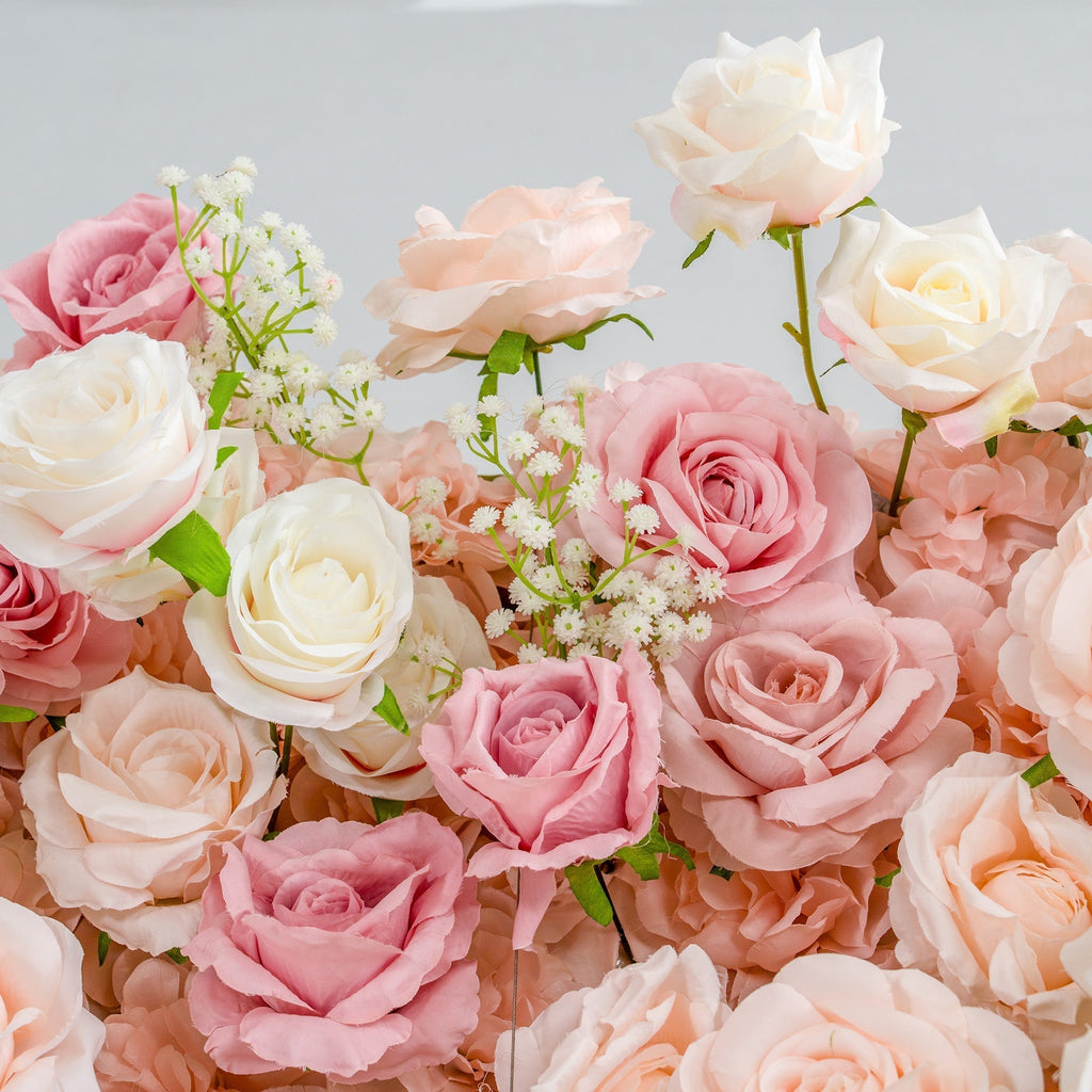 🔥[Hot sale]🔥 Delightful and Enchanting Blush - Toned Artificial Flower Backdrop by