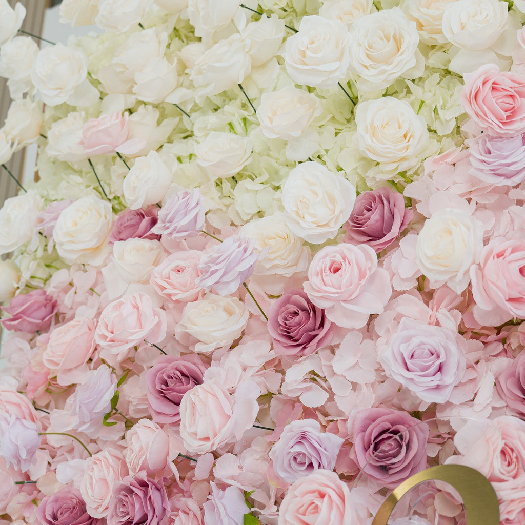 🔥[Hot sale]🔥 5D Ombre Rainbow Artificial Flower Backdrop: A Breathtaking Floral Masterpiece for Events