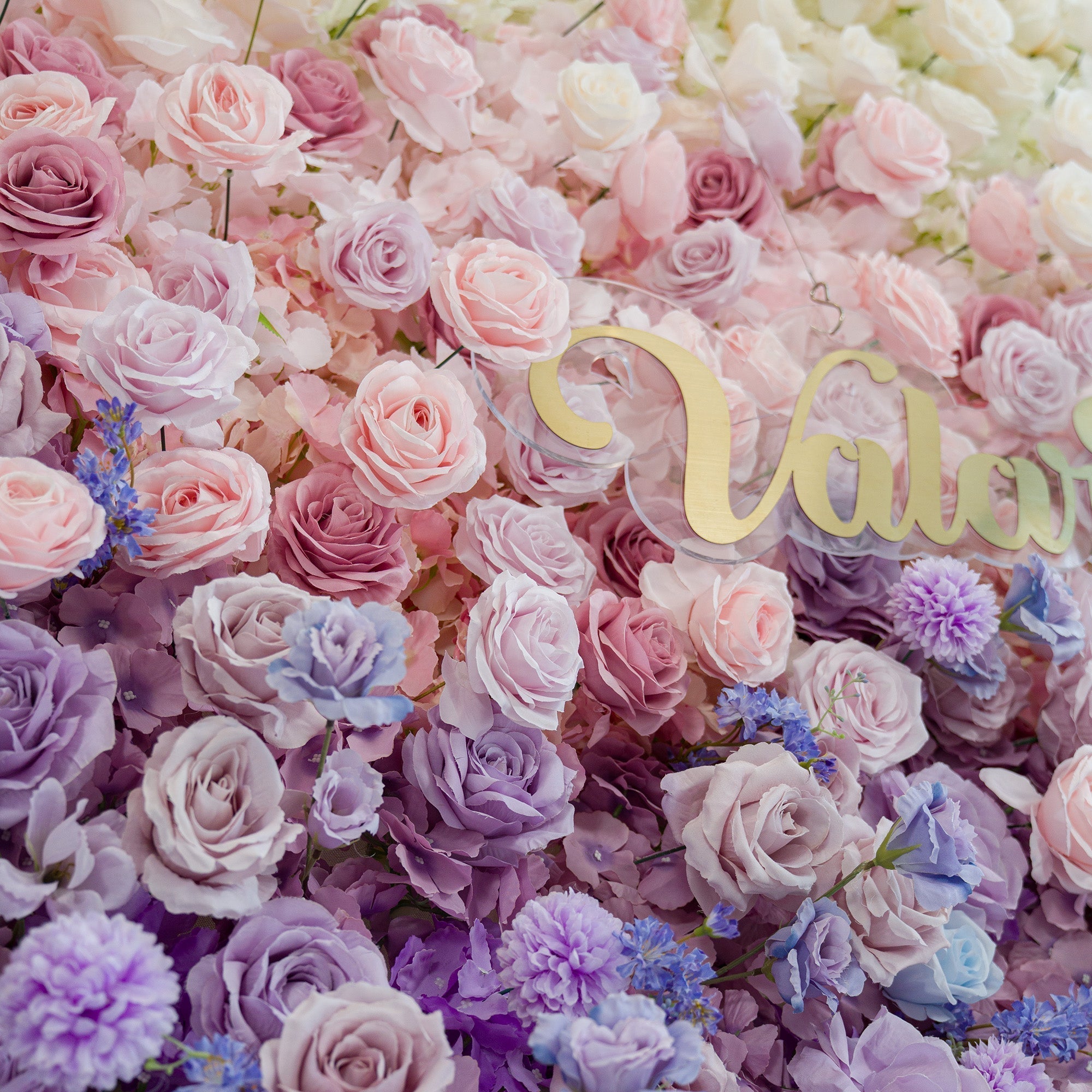 🔥[Hot sale]🔥 5D Ombre Rainbow Artificial Flower Backdrop: A Breathtaking Floral Masterpiece for Events