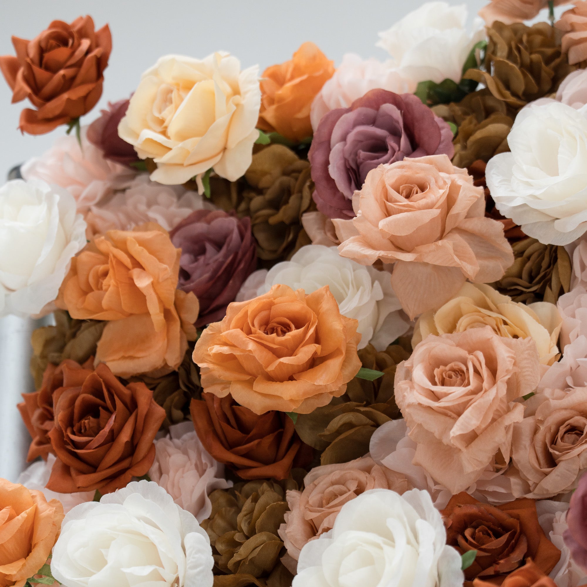 🔥[Hot sale]🔥 3D Autumn - Toned Floral Wall Backdrop: Warm & Luxurious Event Centerpiece