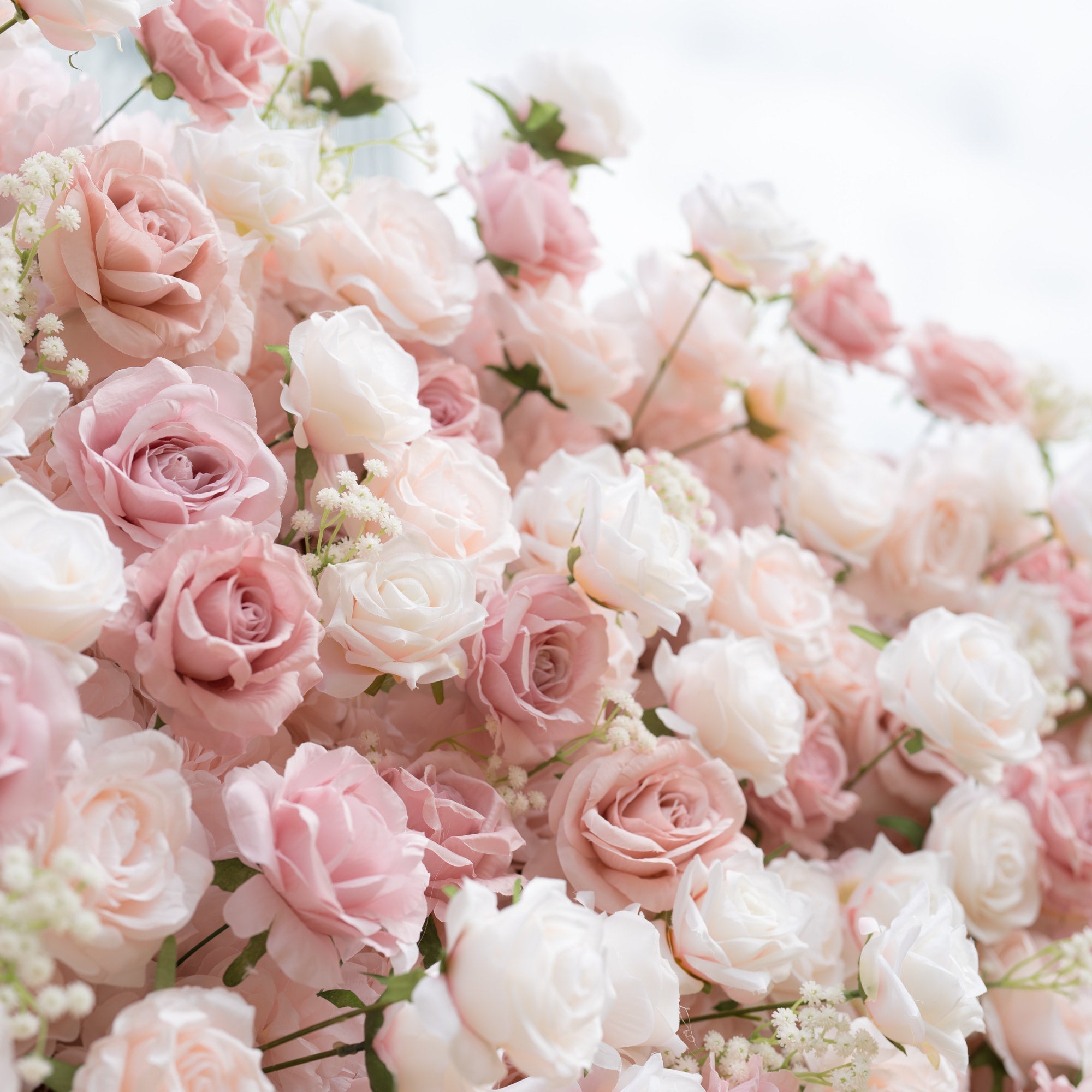 🔥[Hot sale]🔥 Delightful and Enchanting Blush - Toned Artificial Flower Backdrop by